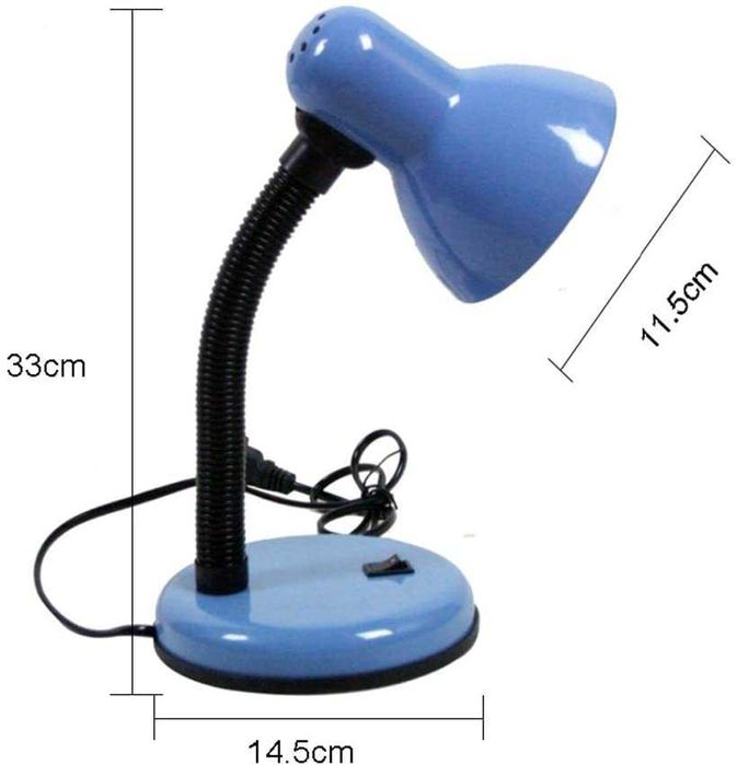 Настолна нощна лампа с огъващо се рамо