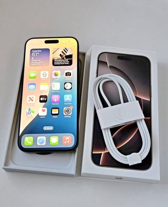 iPhone 16 PRO MAX de 256 GB ca NOU cu 100% Bateria