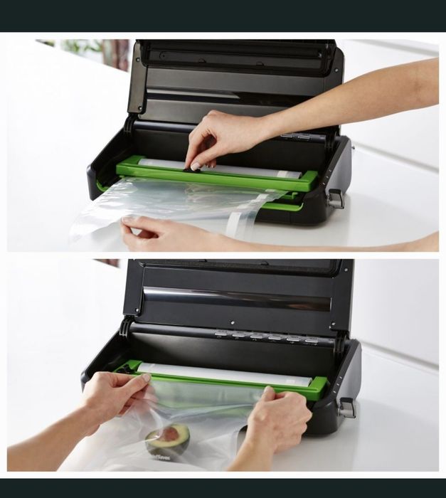 Уред за вакуумиране Foodsaver FFS005X-01, 28 см, 3 Скорости, Сребрист