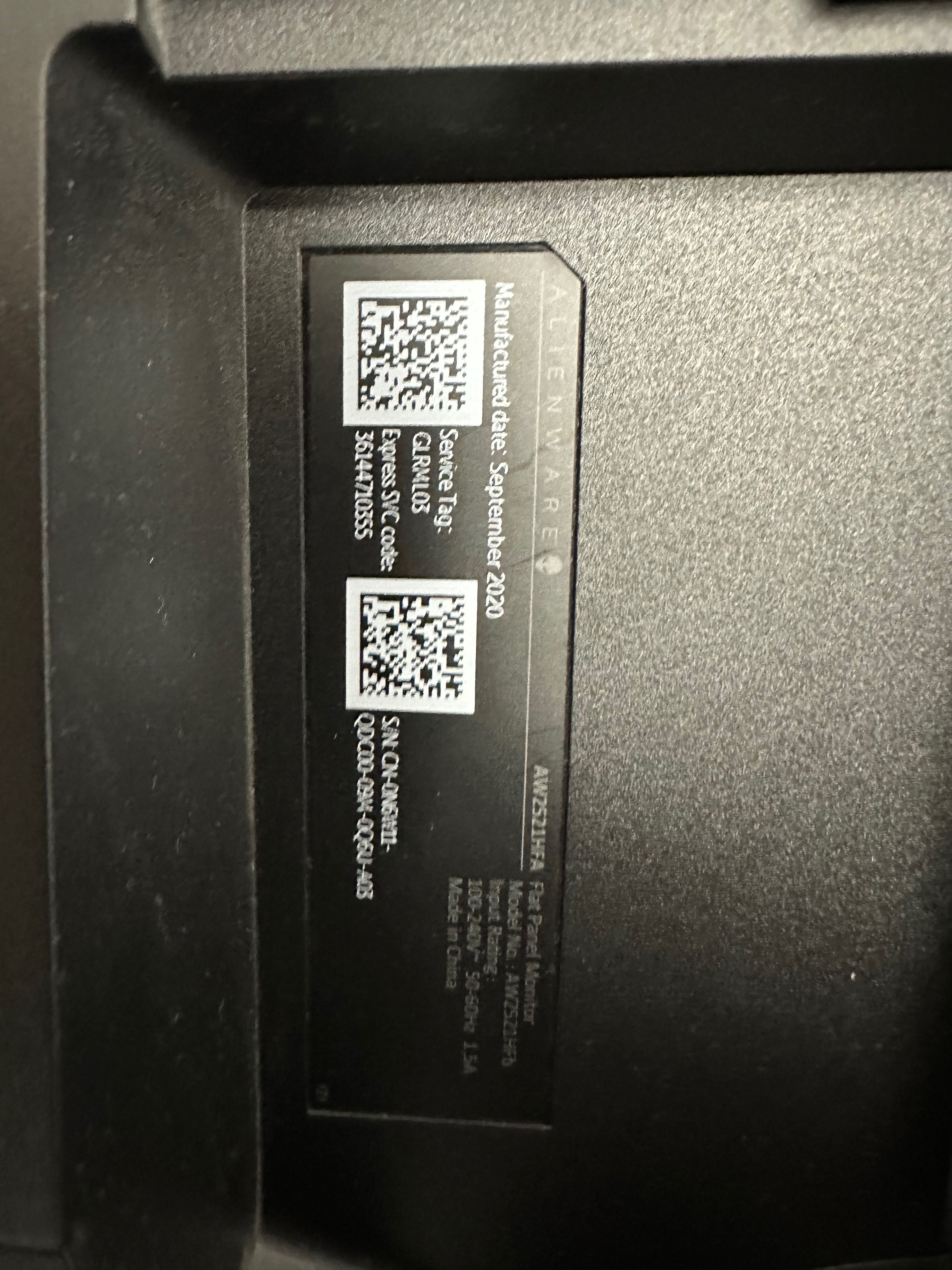 Monitor Gaming Alienware AW2521HFA 25 inch 240hz, 1ms