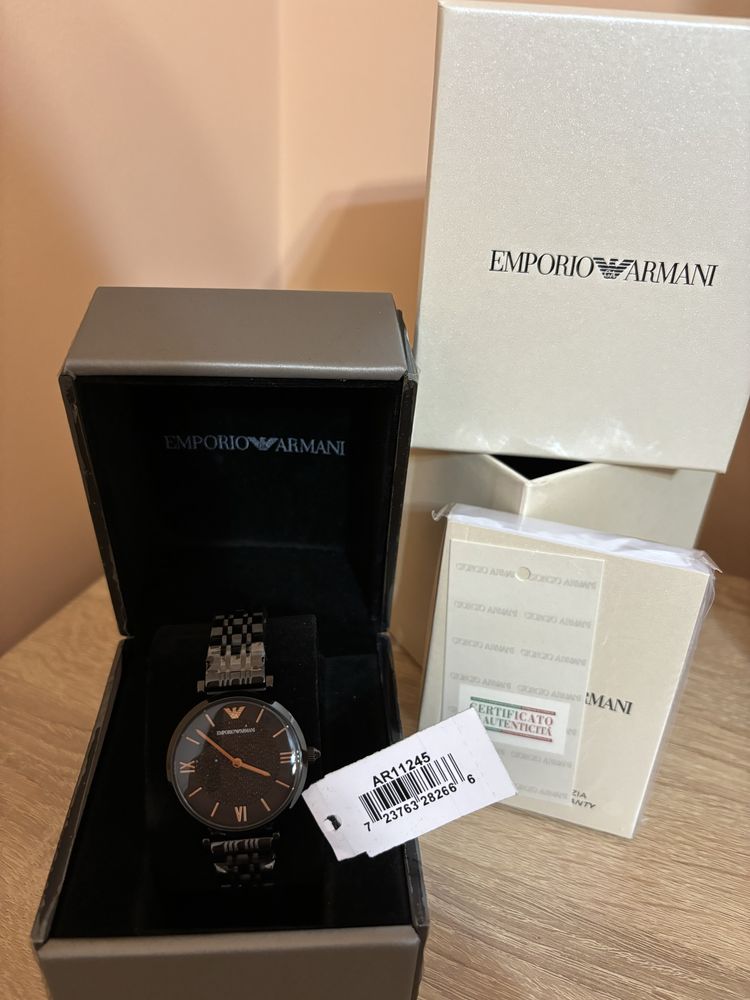 NEW!!! Emporio Armani Gianni T-Bar Women Watch AR 11245