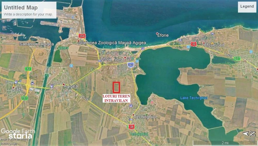 Ocazie ! Eforie Nord teren intravilan1865 mp ideal investitie 46.500 E