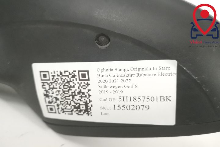 Лява Огледало Оригинално В Добро Състояние С Отопление Електрическо Сг