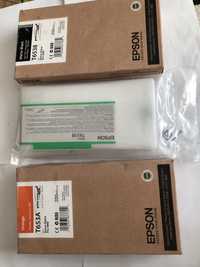 3 cartuse toner Epson Orange,Black,Green