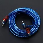 Кабель 5 метров RCA 2x2 для подключения сабвуфер бочки