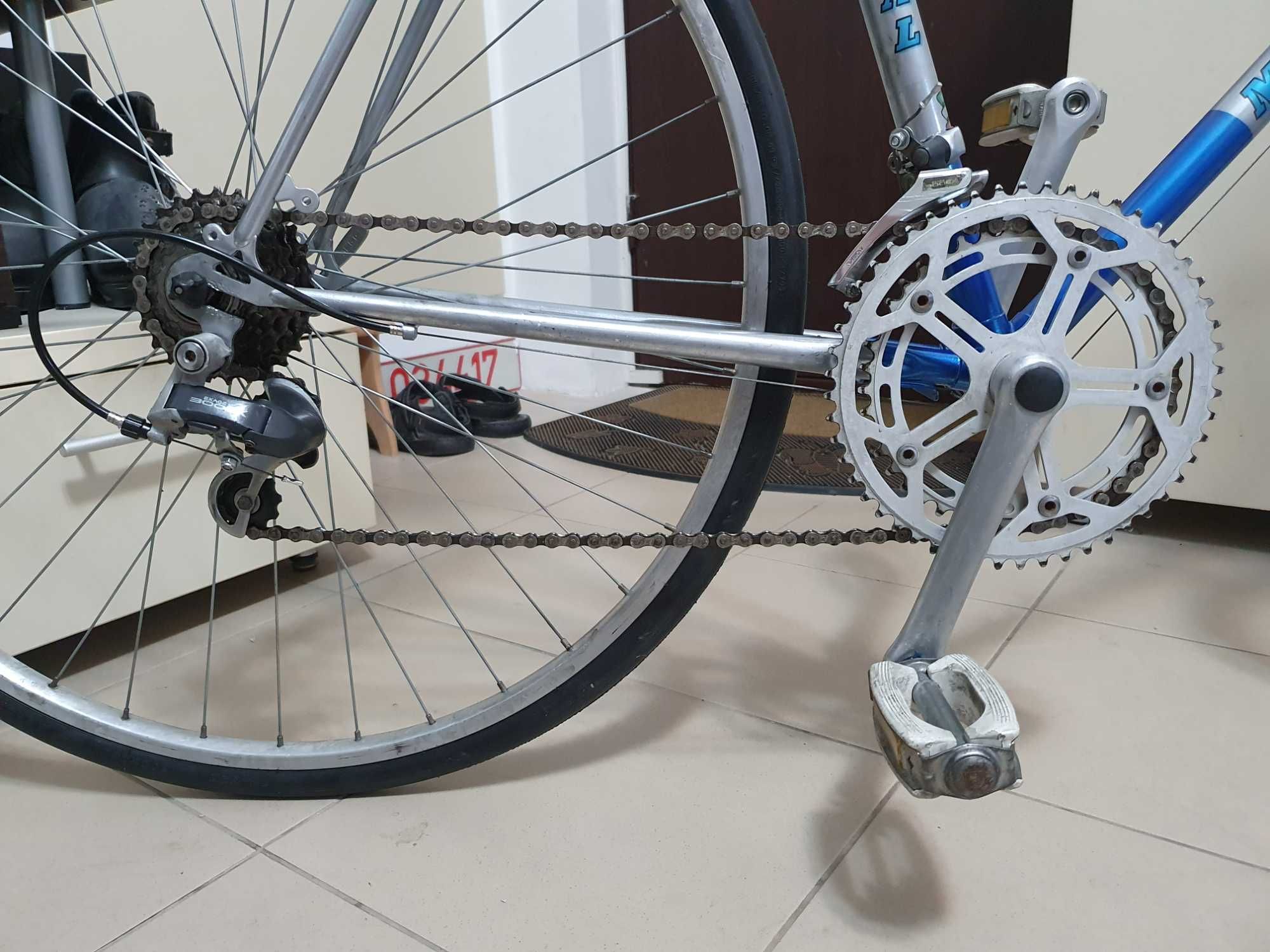 Mondial - cursiera cadru oțel cromat TT.57 ST.57 11.31kg 2x6 SIS