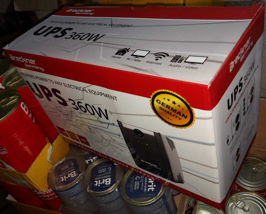 Stabilizator si UPS mic, nou, in cutie, intre 500-1500VA (90-220 RON).