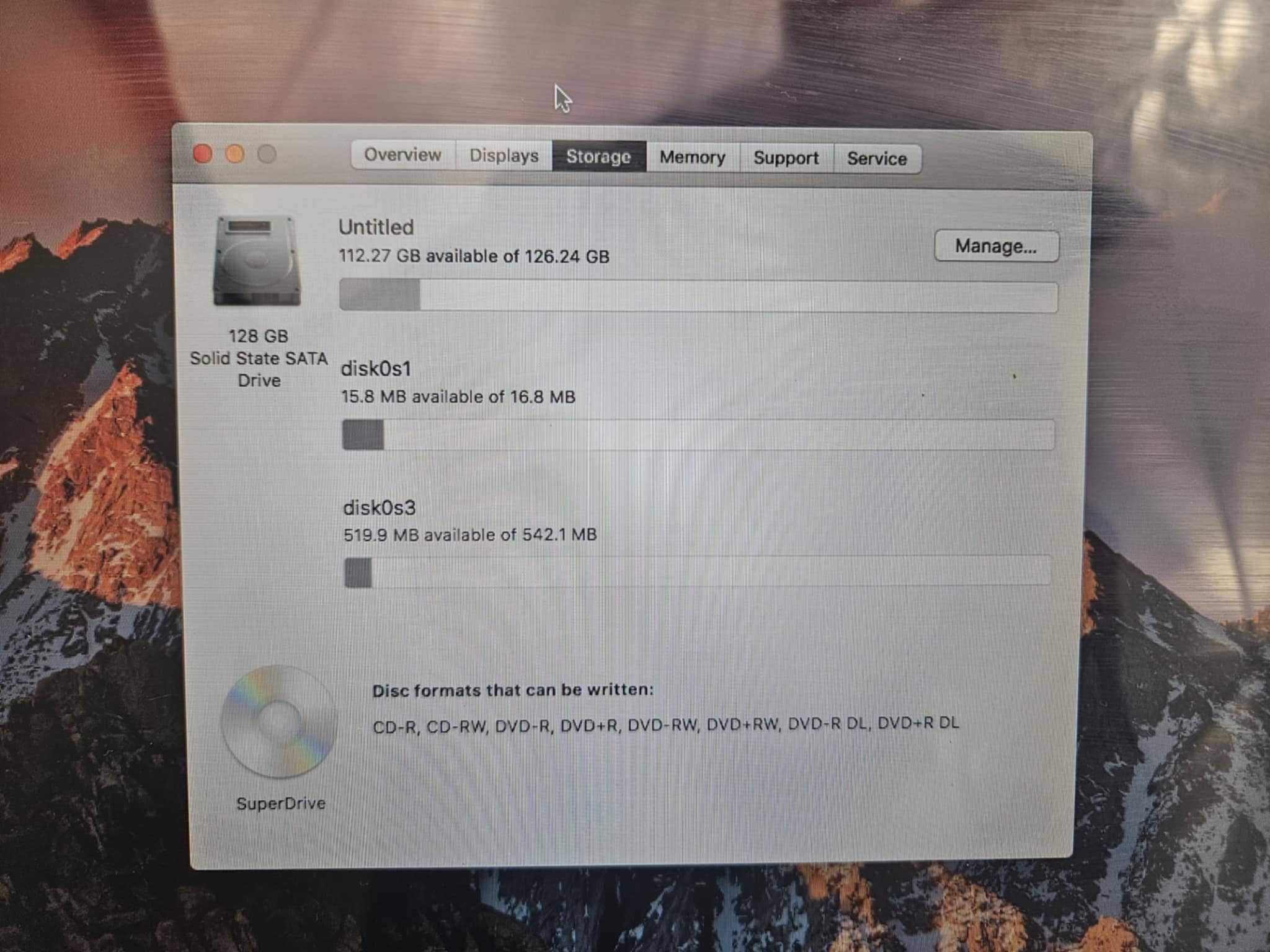 Лаптоп Macbook Pro A1278 / 2.7GHz Intel Core i7 / 8GB RAM / 128GB SSD