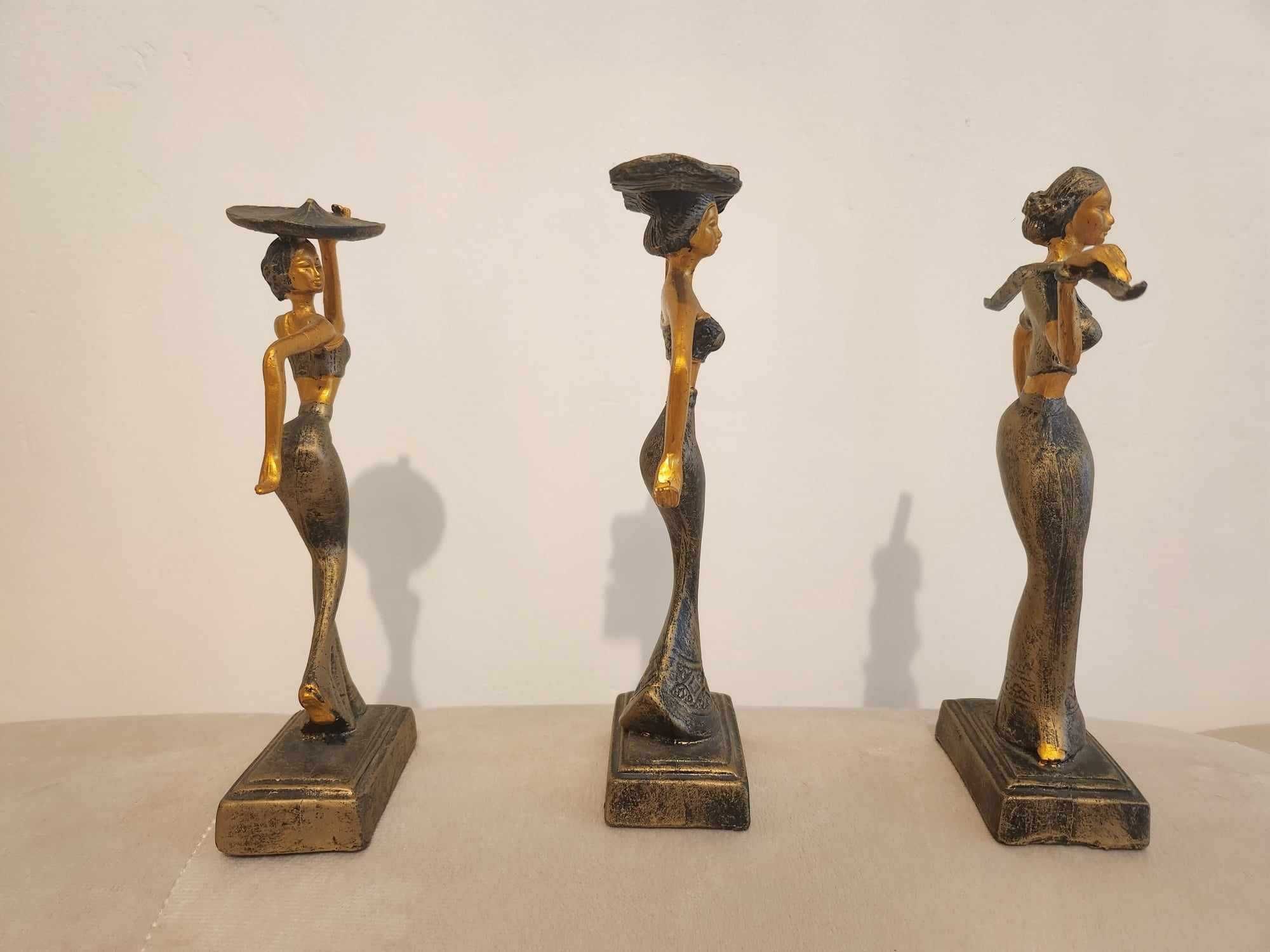 Set 3 Statuete Africane - 19cm