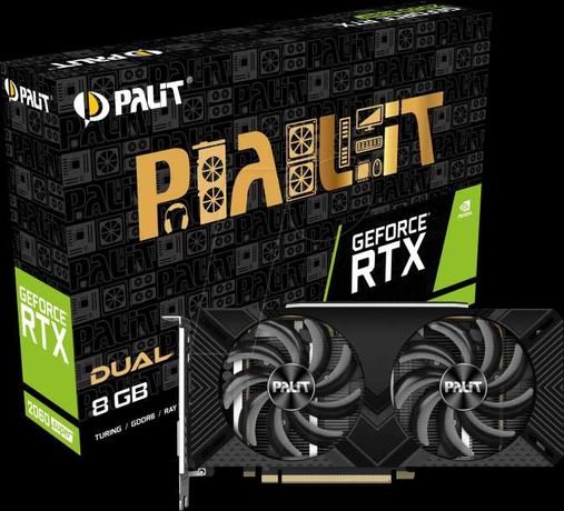 PALIT 2060-1 Palit GeForce RTX 2060 Super Dual, 8GB 24 м БГ гаранция