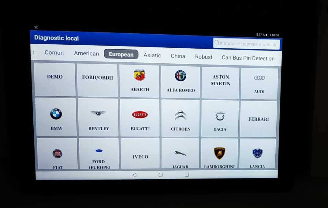 Interfata auto multimarca  Launch X431 5.0 Update 2025/2026 12/24V