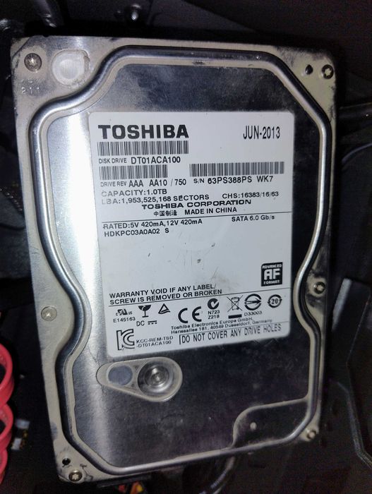 Жесткий диск на 1 ТЬ