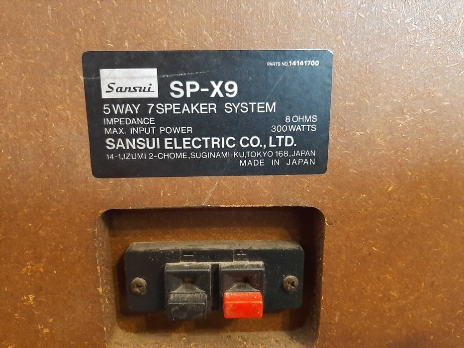 boxe Sansui SP X9 radio casetofon