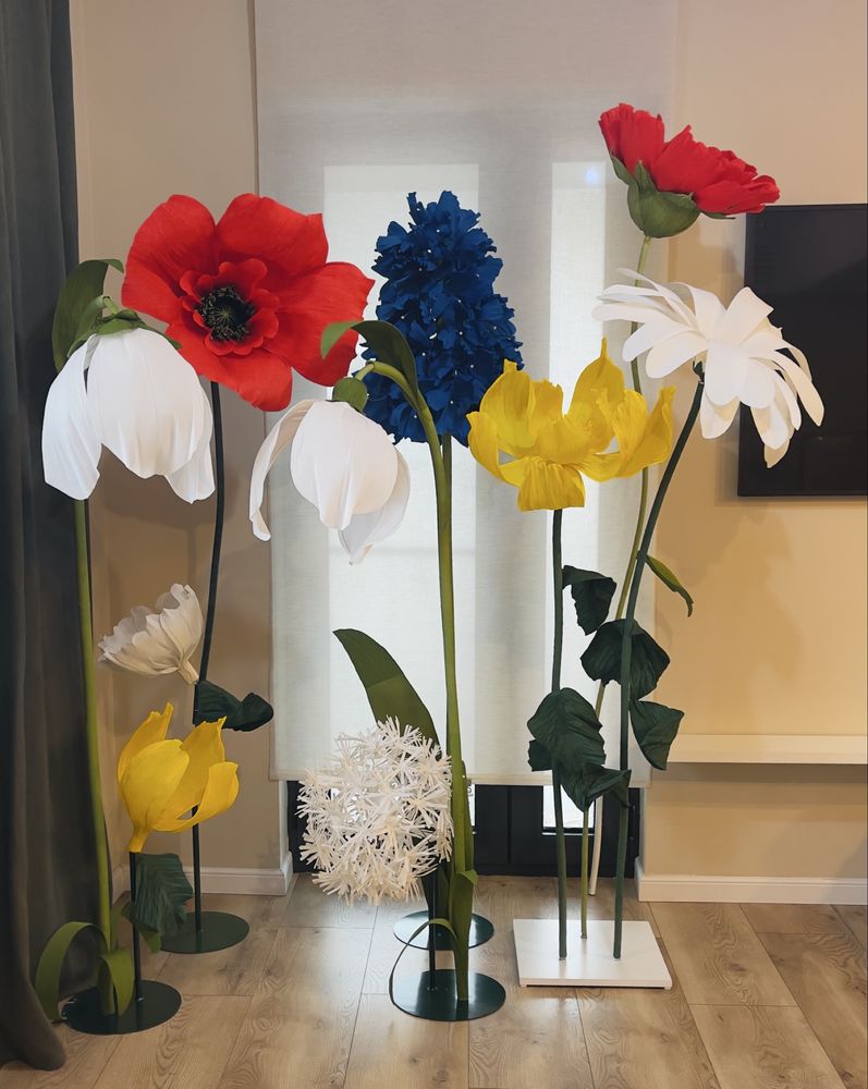 Decor flori gigant