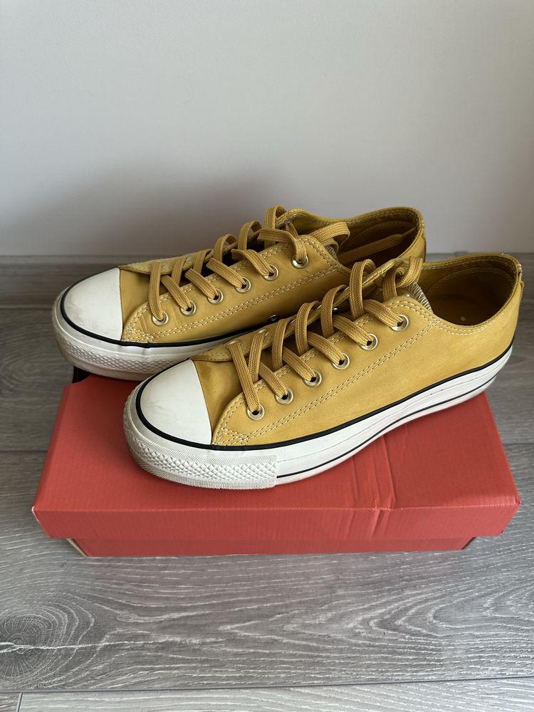 Дамски Converse Lift - Размер 39.5 - Естествена кожа
