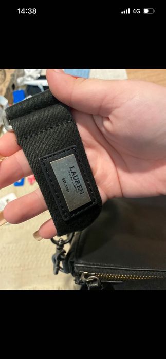 Geantă piele Ralph Lauren