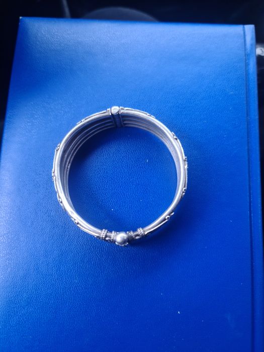 N Bratara argint masiv 925,fixa 4 rânduri,modele tribale,deosebita