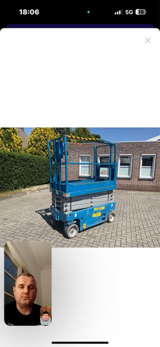 nacela electrica de inchiriat tip foarfeca