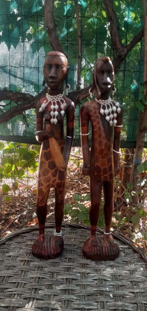 Pereche statuete mahon