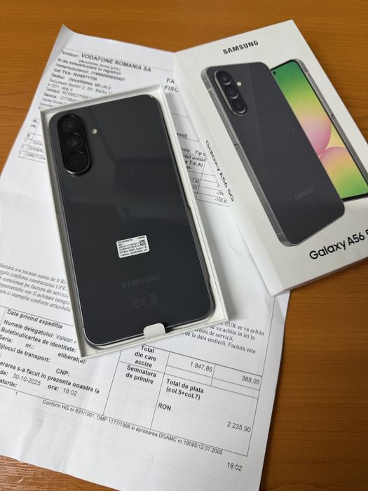 samsung A56 nou (128/8gb) factura ,garantue