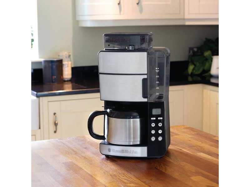 Кафеавтомат за Шварц Кафе с Мелачка и Термокана Russell Hobbs 25620-56