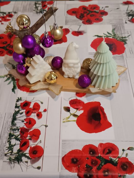 Set ptr Crăciun din lumânări parfumate