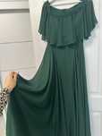 Rochie lunga eleganta verde