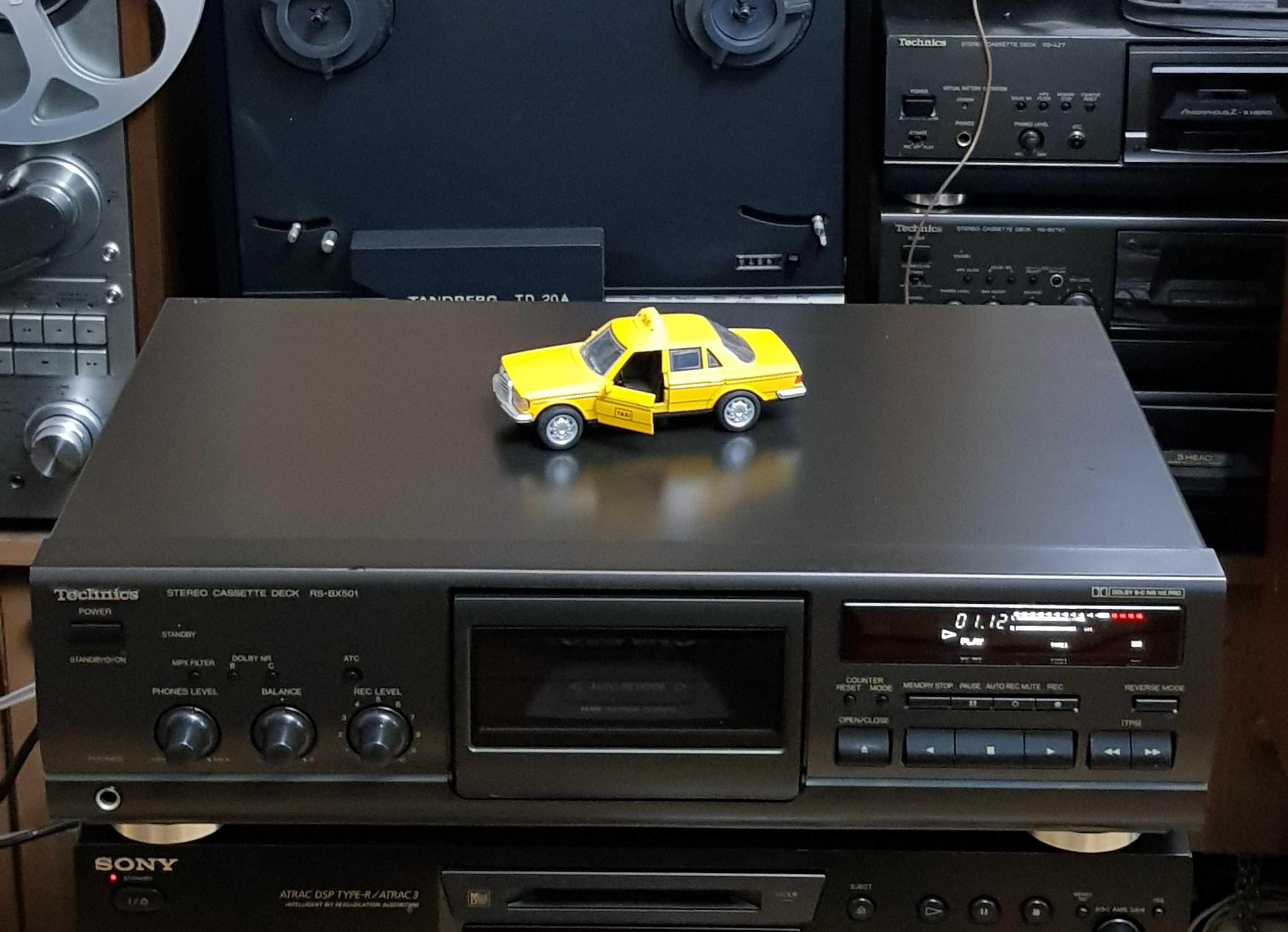 Casetofon Deck Stereo Vintage TECHNICS RS BX501 BLACK (made in Japan)