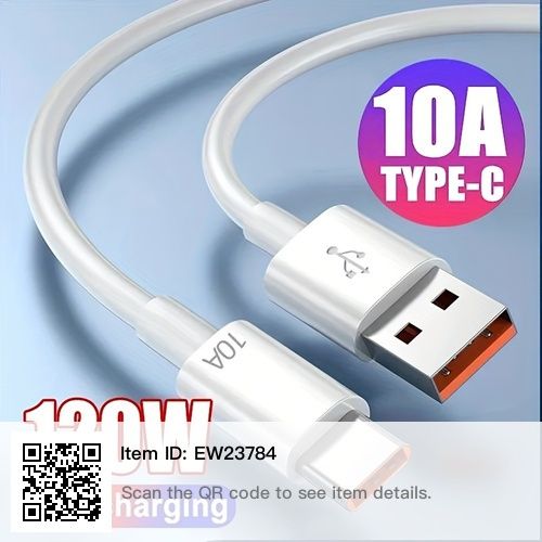 Cablu fast charging 120w Type-C