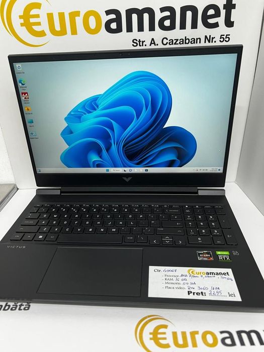 Laptop Victus by HP 15, AMD Ryzen 7 5800H -I-