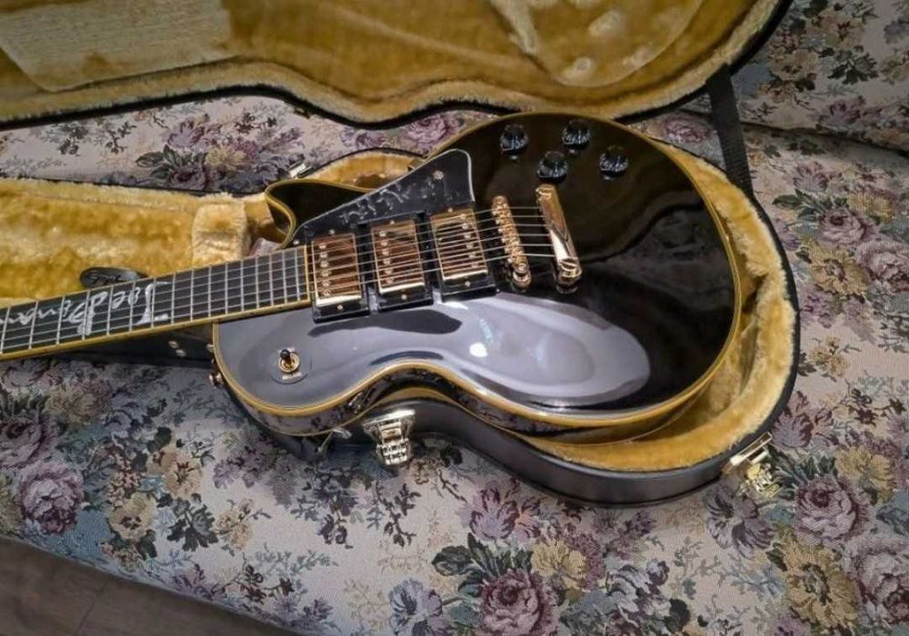 Epiphone Les Paul Joe Bonamassa Black Beauty '58 Custom Inlays Outfit