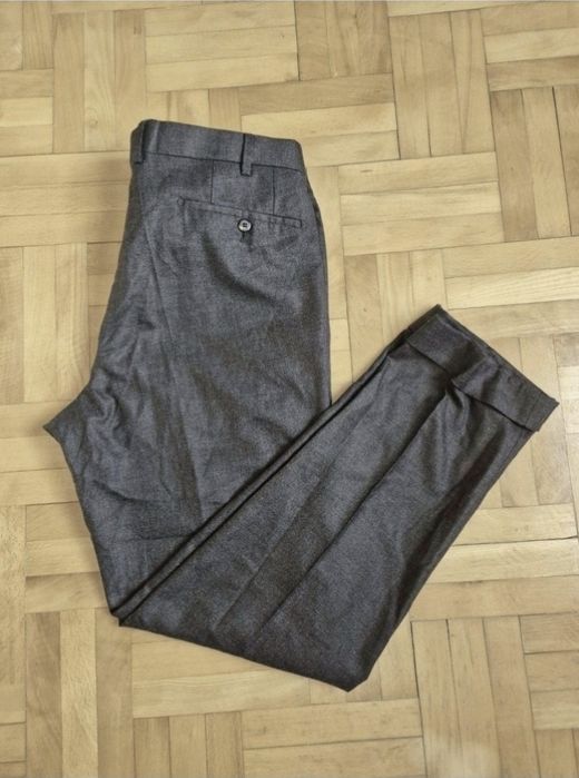 Pantaloni Hiltl Exclusive Cașmir Estrato Culoare Gri Bărbați - 50