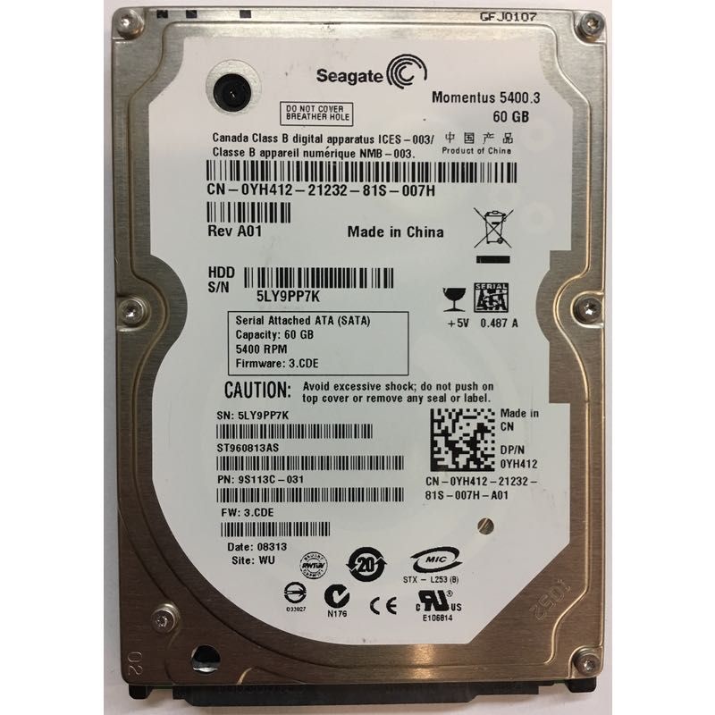 HDD 2.5" pt PS3 PS4 laptop Seagate HGST 40 80 250 320 500gb hard disk