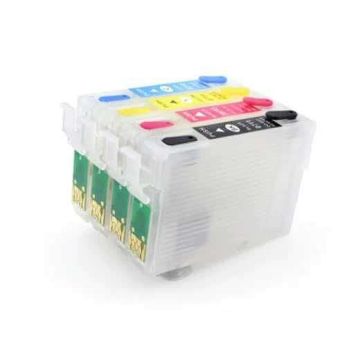 Cartuse reincarcabile autoresetabile EPSON T1281 T1282 T1283 T1284