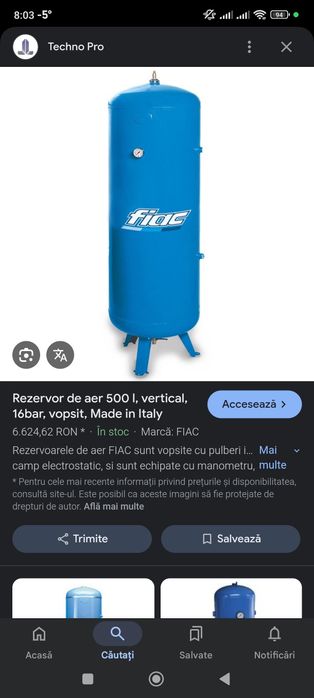 Vând compresor aer Fiac 10 silver