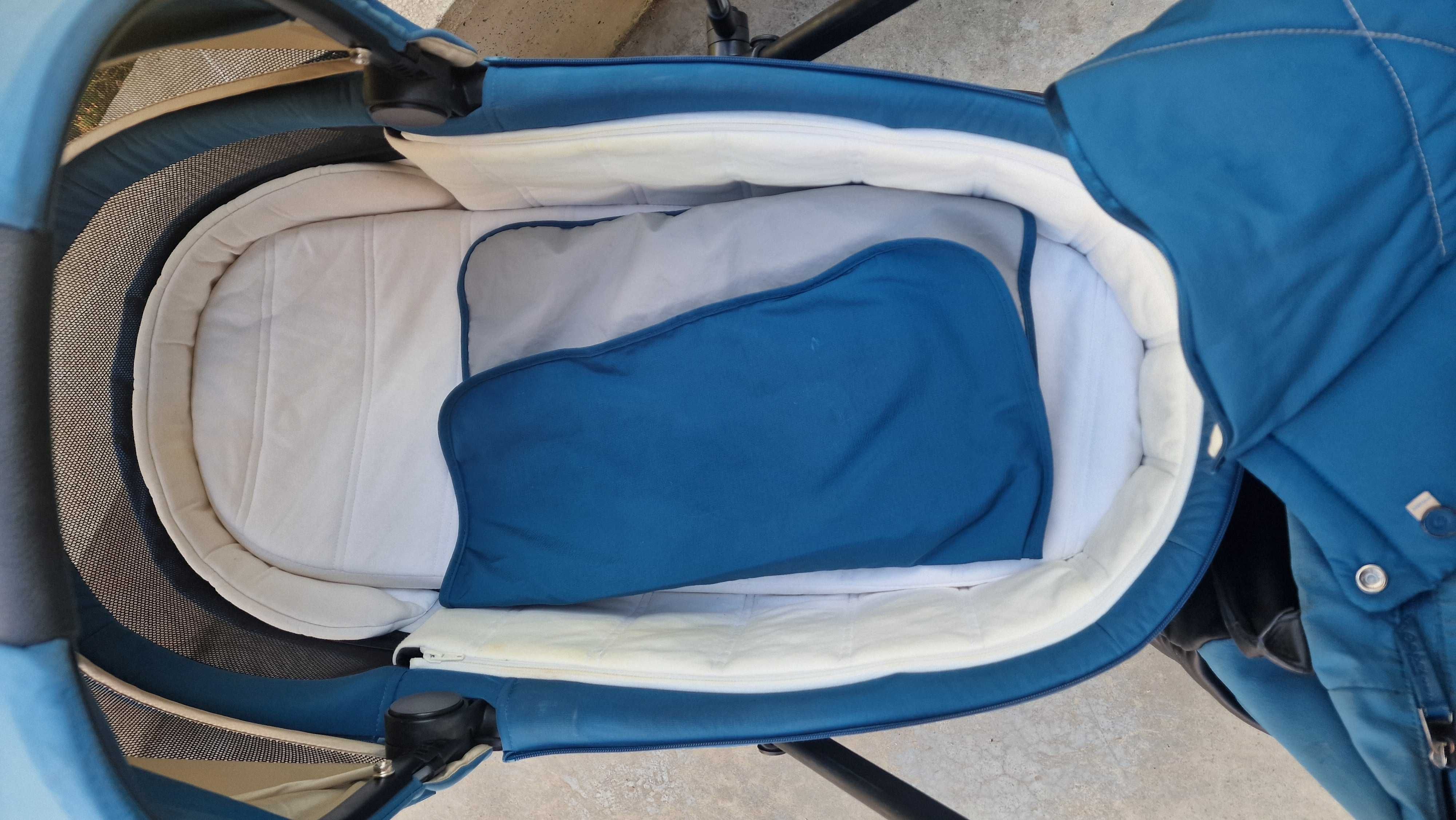Cybex Priam Platinum Blue + аксесоари