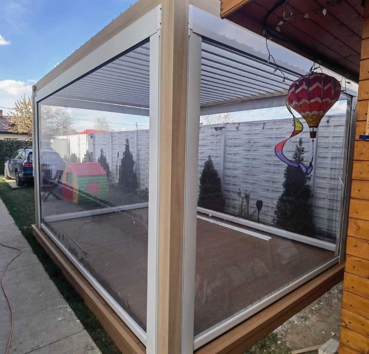 Inchideri Terase-Balcoane Folie transparenta-Cristal