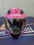 Casca moto integrala LS2 FF353 Rapid II Poppies,