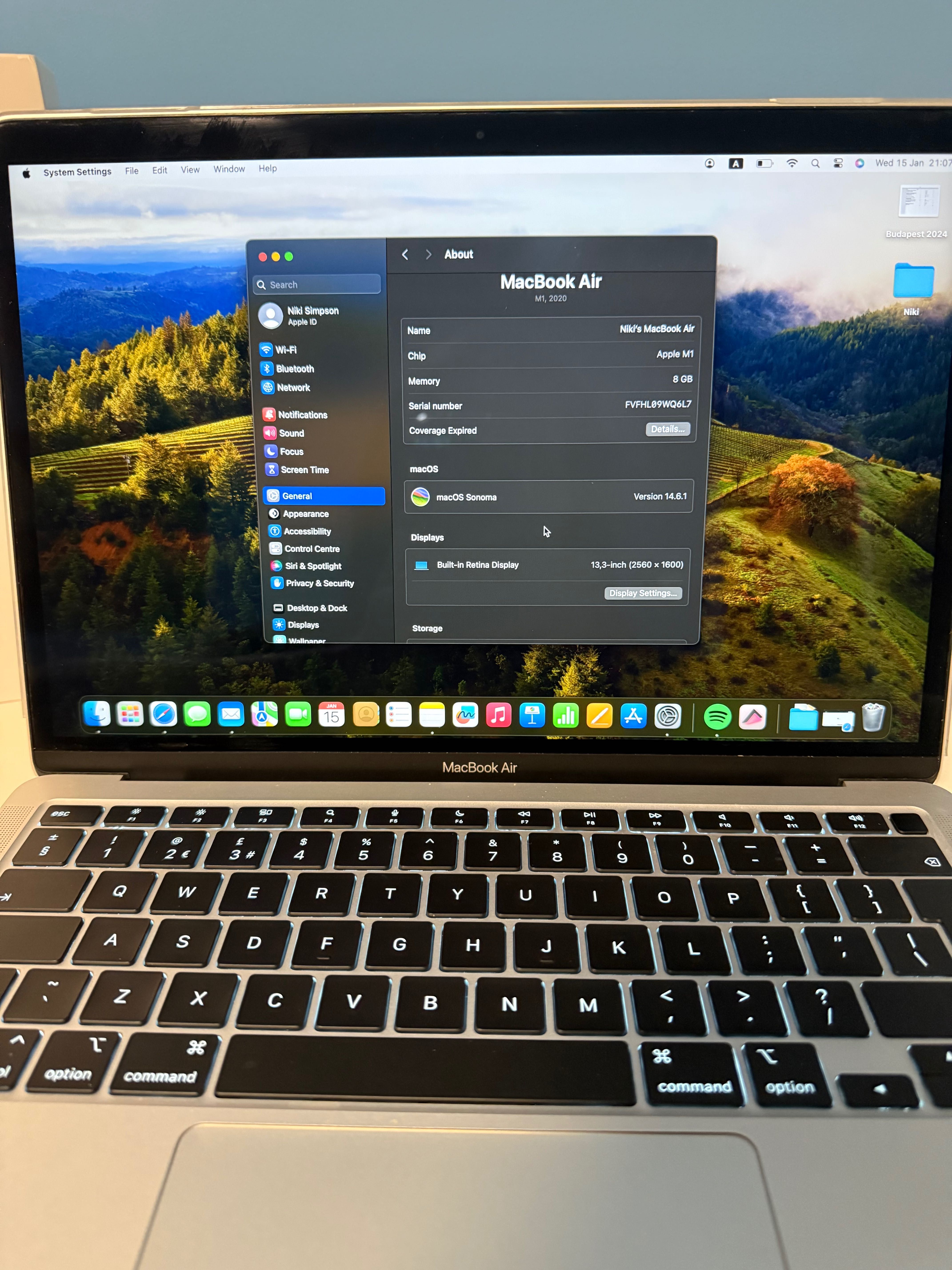 MacBook Air 13” M1 256GB на части
