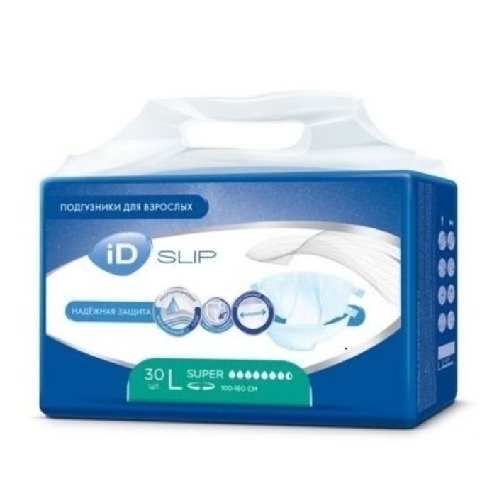 подгузники ID slip super L 7.5 капель