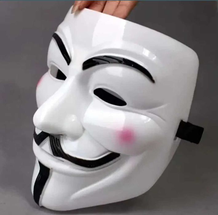 Masca originala V for Vendetta, film, Anonymous, Hacker, Halloween