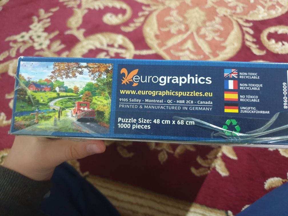 1000 puzzle kop o'ynalmagan made in turkiya