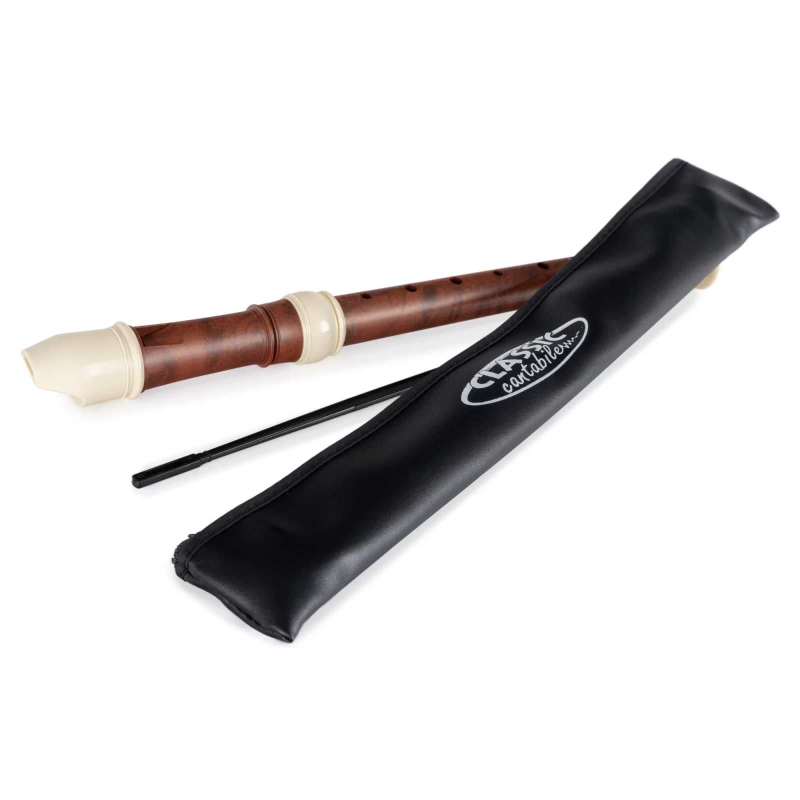 Fluier Classic Cantabile Stellina C Soprano Recorder Baroque Brown