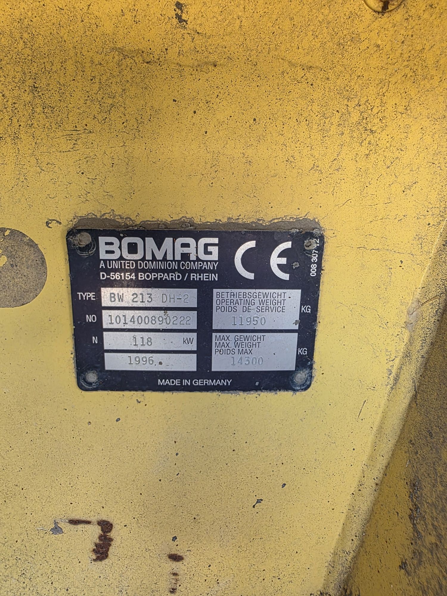 Cilindru Compactor Bomag