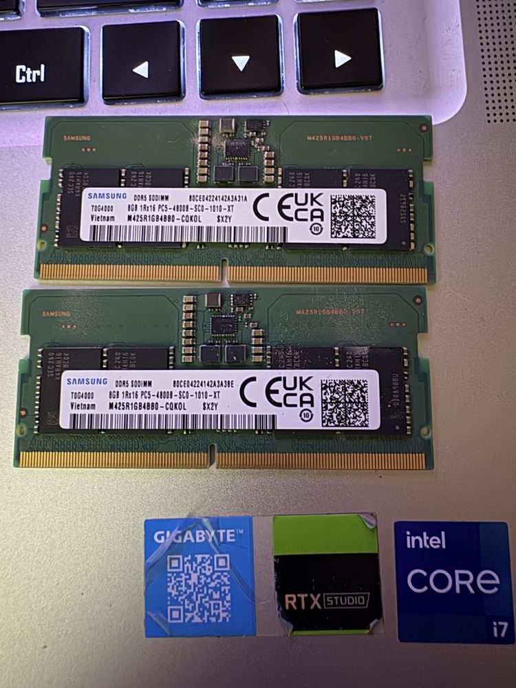 16 gb ddr5 so-dimm 2x8 gb
