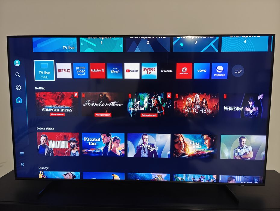 Televizor QLED Smart SAMSUNG , Ultra HD 4K, HDR, 138cm