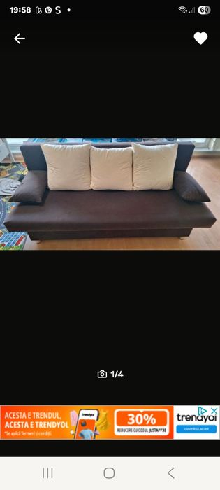 Canapea second hand extensibila