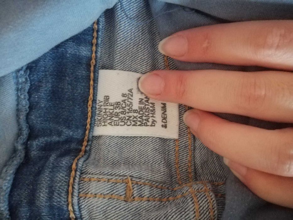Blugi gravide, maternitate, nr 36 38, h& m, c&a, 25 ron