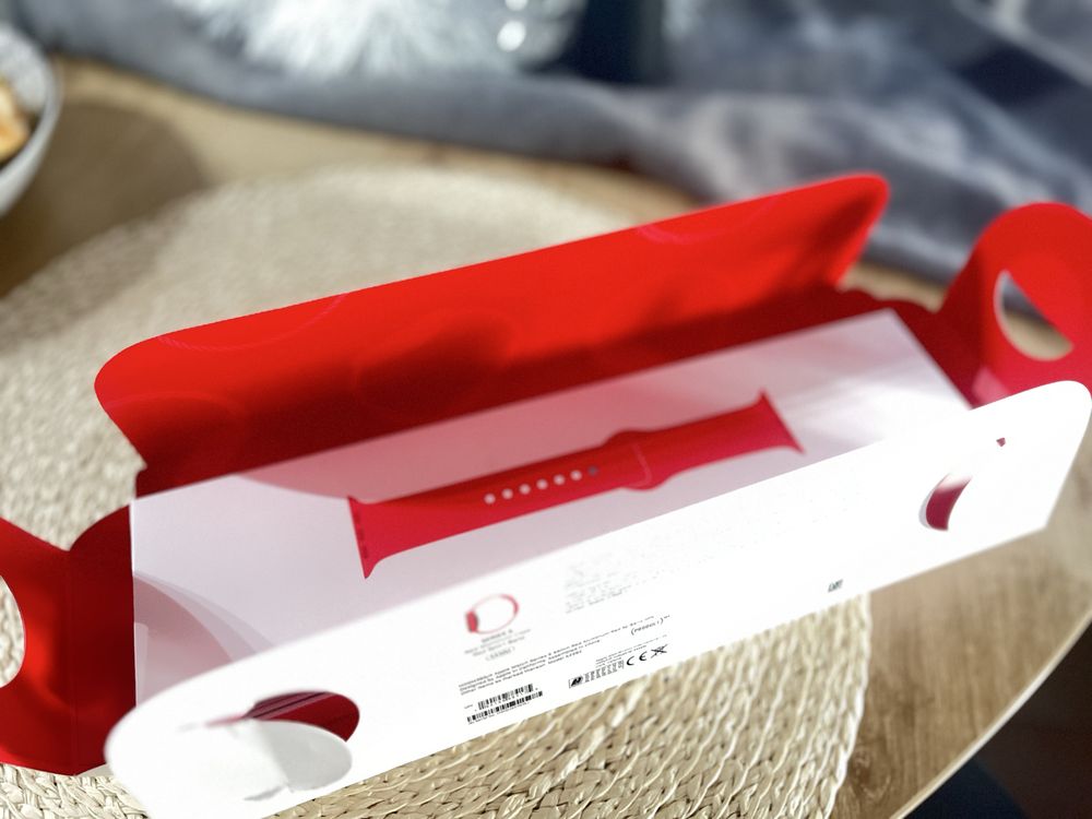 Apple Watch Red Aluminium Case 44mm