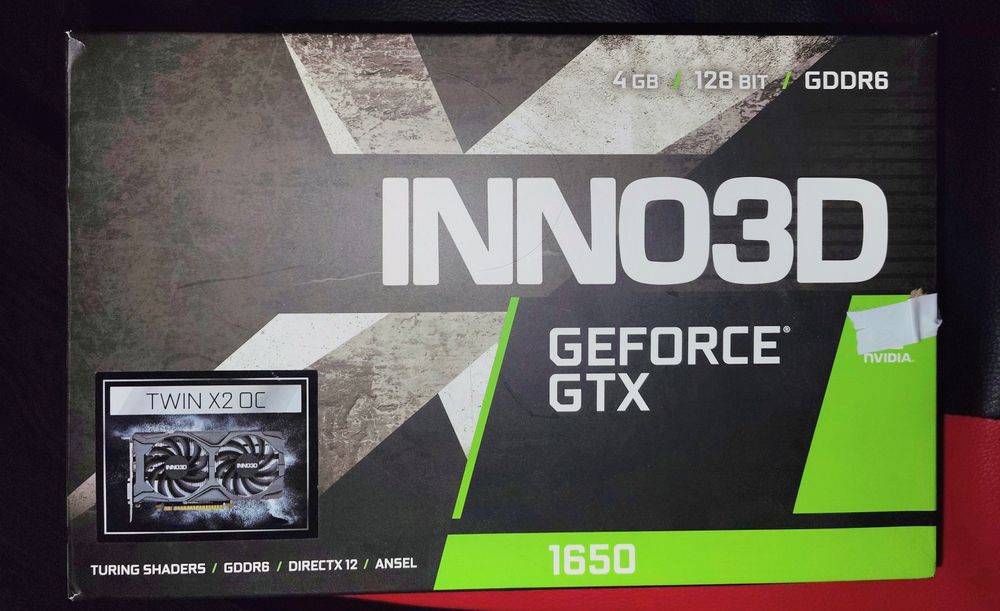 INNO3D GTX 1650 TWIN X2 OC V2, 4GB, GDDR6, 128bit - placa video